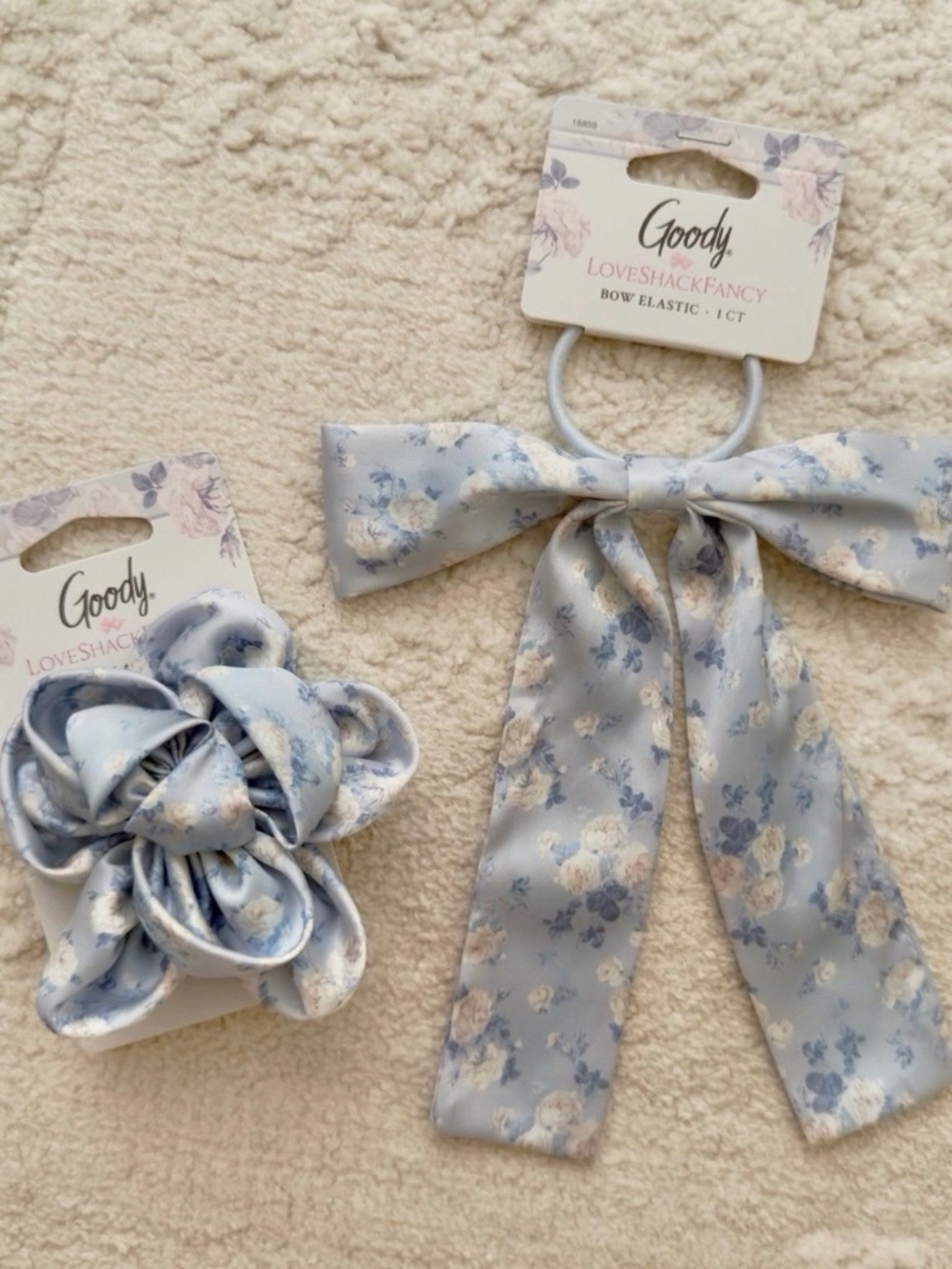 LoveShackFancy x Goody Bow Elastic Hair Tie & Scrunchie Set